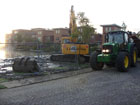 Hakselaar in het mais